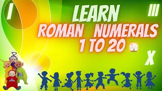 Roman numbers 1 to 20//Numerals//With All About Kindergarten🙂 screenshot 3