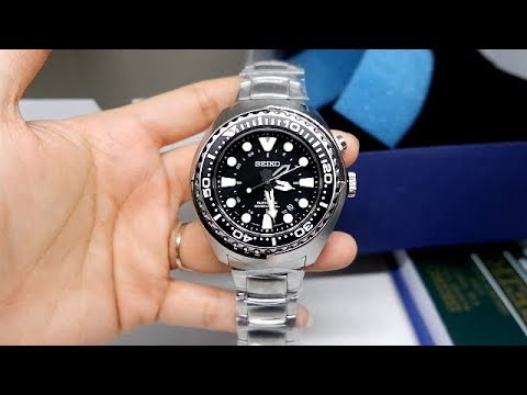 SEIKO PROSPEX SUN019P1 KINETIC GMT DIVERS 200M ORIGINAL UNBOXING - YouTube