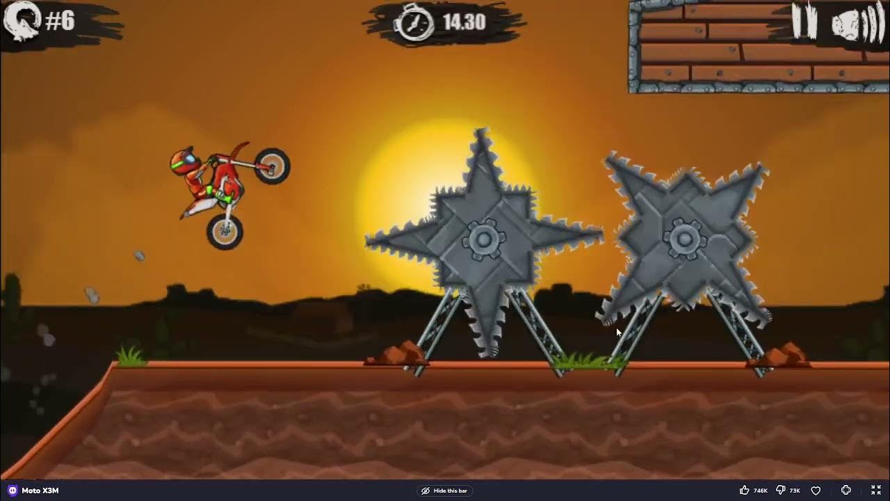 MOTO X3M 2 GAME - New dangerous obstacles - ALL EVENTS 