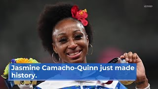 Jasmine Camacho-Quinn Becomes The Second Puerto Rican EVER To Win Gold