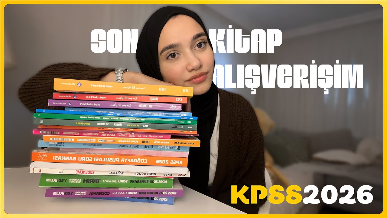 KPSS 2026 SON KİTAP ALIŞVERİŞİMİ AÇIYORUM! (Gerçek Yorumlar + Tavsiyeler)