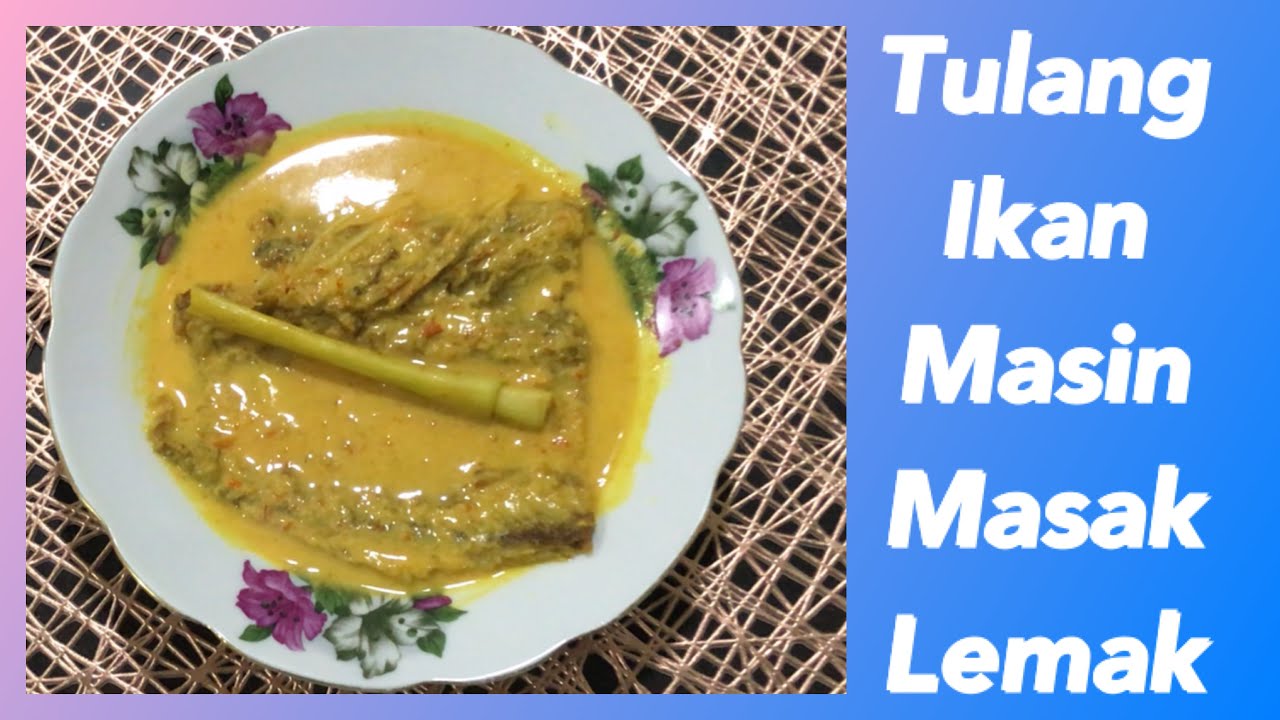 Tulang Ikan Masin Masak Lemak | Sedap & Simple - YouTube