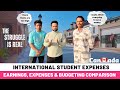 Surviving as an international student  parttime work vs no job  budgeting  reallife expenses