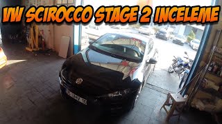 VW Scirocco Stage 2 Test Sürüşü / Kadran Devirdi / Modifiye Listesi / Yakıt Tüketimi