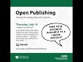 Open Publishing and why it matters