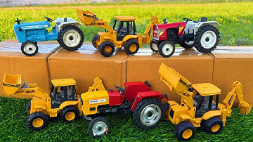 Unboxing 4WD Farming Tractor | JCB | Mahindra 575 Di | Kubota mu4501 | New HOlland 6010 