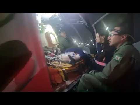 Bebê em estado grave é socorrido de helicóptero pelo BPMOA no Litoral do PR