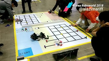 [Robot] Black Line Pro - Line Follower Robot Contest at Korea Roboworld 2018