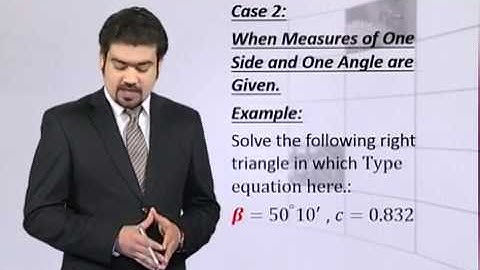 Math - Fsc Part 1 Chapter 12 Solution Of Right Triangle 2- Math