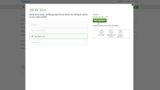 Elance JSON Test Answers 2015