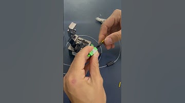 How to connect SC/APC Fast connector to 1.2mm adhesive Invisible Fiber Cable For FTTR #fttr
