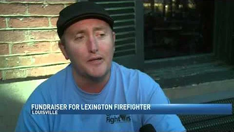 Lexington Firefighter Battling Cancer Comes Home to Warm Welcome
