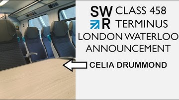 BONUS | SWR Class 458 Terminating Announcement - London Waterloo; all change please
