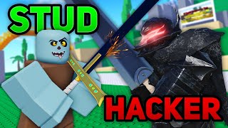 i Fought a HACKER with a DRAGON SLAYER in Combat Warriors.. (Roblox)