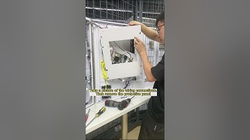 How to replace a touch screen from a wall mounted vending machine