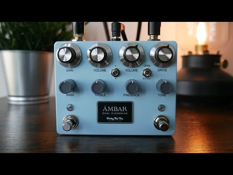 ギター Finding That ToneAMBAR Matte Black DUAL Finding That Tone / AMBAR Matte Black Dual Overdrive