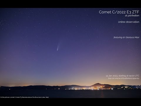 Comet C/2022 E3 ZTF at perihelion: online observation – 14 Jan. 2023