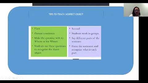 Direct, Indirect and Oblique objects