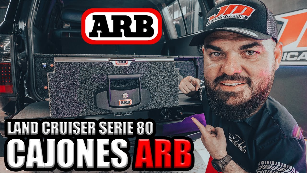 CAJONES ARB LAND CRUISER SERIE 80 JM FABRICATIONS YouTube