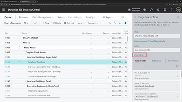 Business Central short video: View a table from Page Inspection