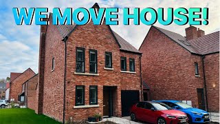 MOVING HOUSE I MOVING DAY I UK NEW BUILD I HOME PROJECT