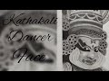 How to draw kathakali Dancer face