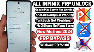 All Infinix FRP Bypass Unlock Without Pc 2024 - No Xshare - No Activity Launcher Android 13/14 X6836