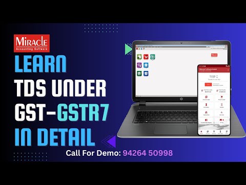 Learn TDS under GST in Detail in Miracle Accounting Software | #hindi #latestvideo | 2024 - video from AK SOFTWARES