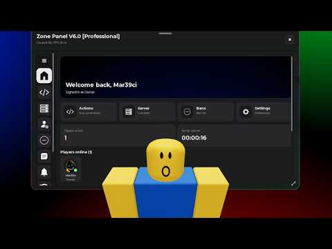 🔥 Free Admin Panel Script for Roblox Studio 👁️