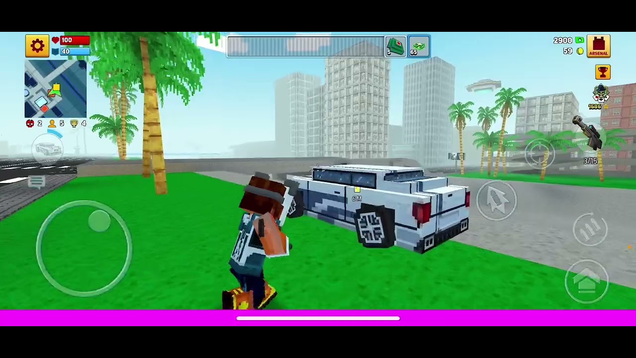 Block city wars 3 trying to get hit the bird with the sniper Barrett