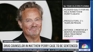 Drug counselor in Matthew Perry case to be sentenced