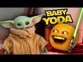 Annoying Orange - Baby Yoda Visits the Kitchen!