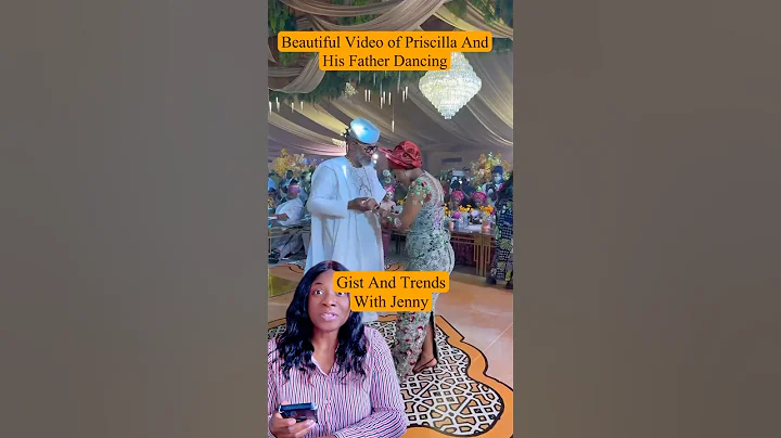BEAUTIFUL MOMENT PRISCILLA DANCED WITH HER FATHER #jp2025 #jumajux #priscillaojo