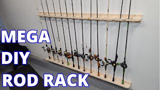 How To Make A Simple, Cheap & EXTREMELY STRONG Fishing Rod Rack That Will  Last Forever!!!! 