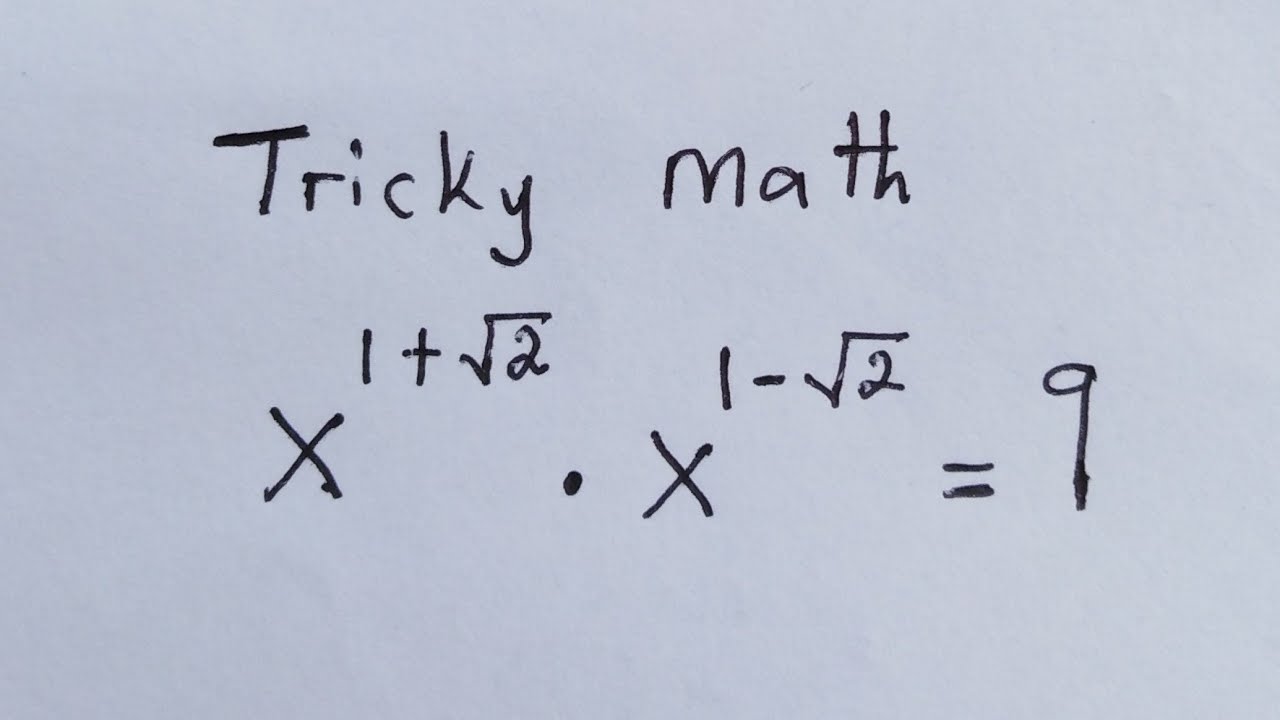 Can you solve this tricky Math problem? - YouTube