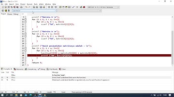 PRAKTIK ALPRO ARRAY #1 (PENJUMLAHAN MATRIKS)