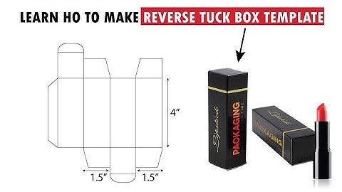 Reverse Tuck Box Template