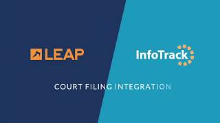 InfoTrack - LEAP court filing integration