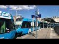 Départ d&#39;un Citadis Dualis en UM de la gare de Lyon Saint Paul