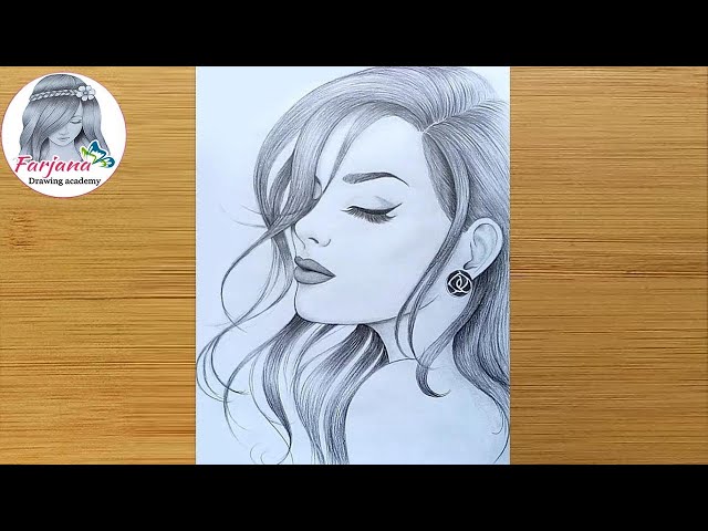 Tutorial feminino  Art drawings sketches, Pencil art drawings, Face drawing