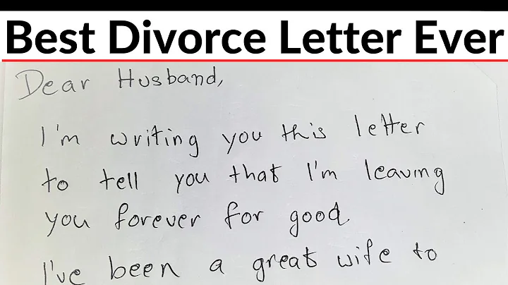 Wife Demands Divorce In Letter,Husband's Brilliant Reply Makes Her Regret Every Word|Revenge Lessons - DayDayNews