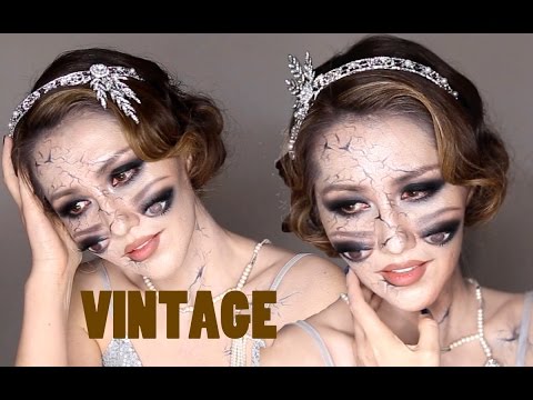 Halloween Retro Wave Hair Tutorial Vintage Curls Hairstyles