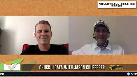 Chuck Licata with Jason Culpepper of Bushland Voll...