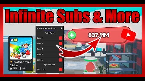 🏆 ProTube Race Clicker Script • Infinite Subs And More! [Roblox]