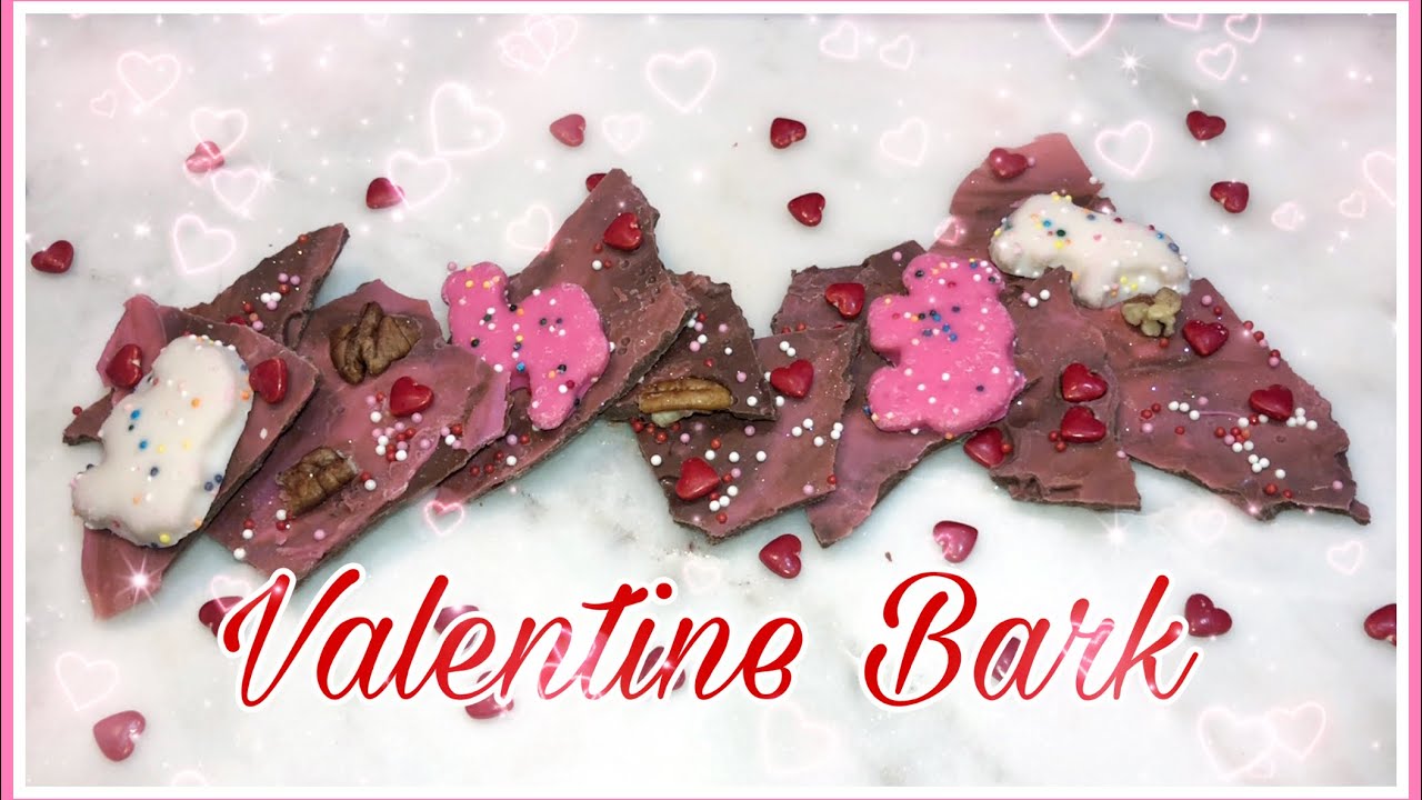 How to make Valentines Bark - YouTube