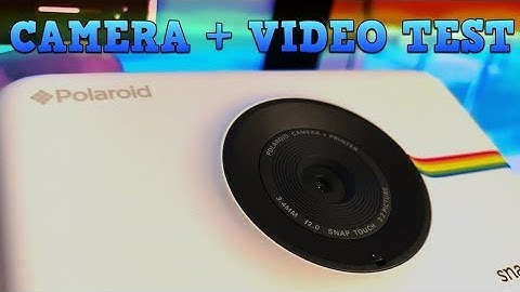 Polaroid Snap Touch Low Light Test - PHOTO & VIDEO