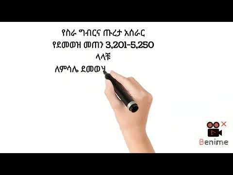 የተጣራ ደመወዝ በቀላሉ ለመስራት የስራ ግብር እና የጡረታ መዋጮ በአንድ ላይ ለመስራት