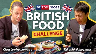 Japan's Top Jockeys Try British Food! Ft Christophe Lemaire and Takeshi Yokoyama