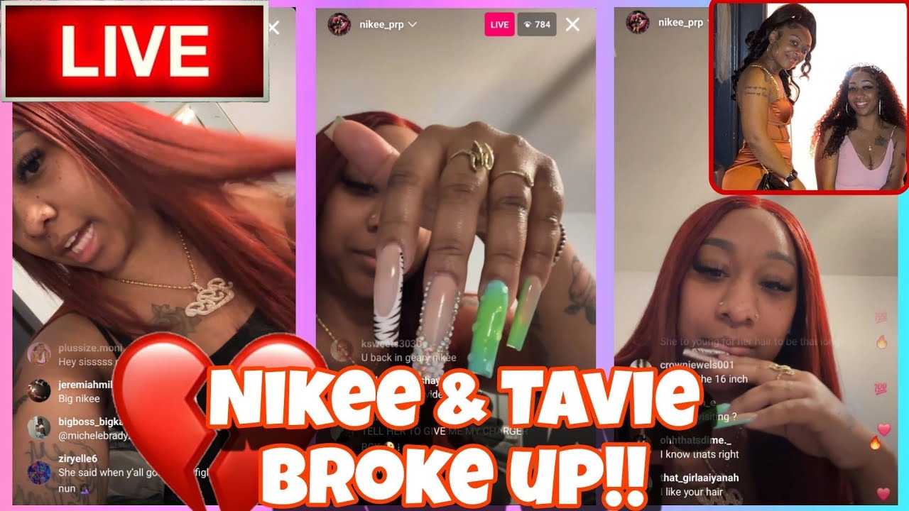 CJ SO COOL BM Nikee Goes Live‼️Tavie & Nikee Broke Up⁉️