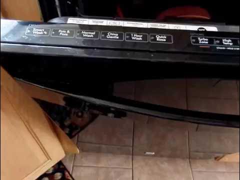kenmore elite dishwasher diagnostics model 665.127 - YouTube